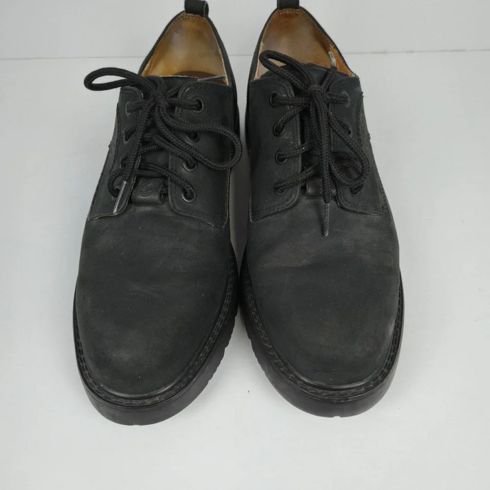 Timberland Shoes 95042 Black Nubuck‎ Waterproof Leather Oxford Men's 10.5 M READ